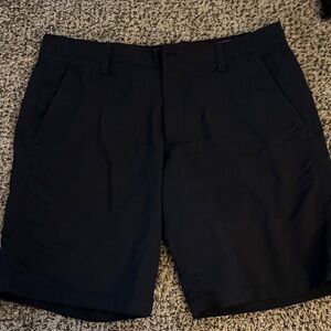 Under Armour Men's Black Flat Front Shorts